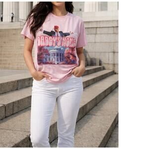 Trump Daddy's Home Cute Shirt, Funny Trump 2026 T-Shirt XL Unisex